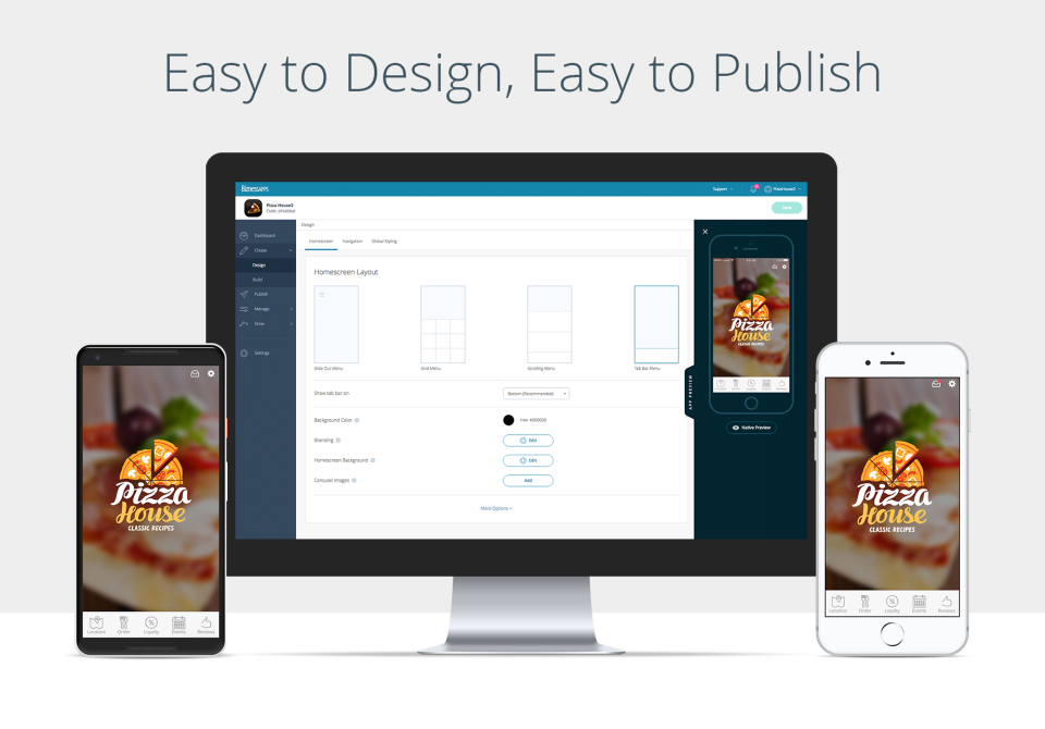 screenshot of Bizness Apps